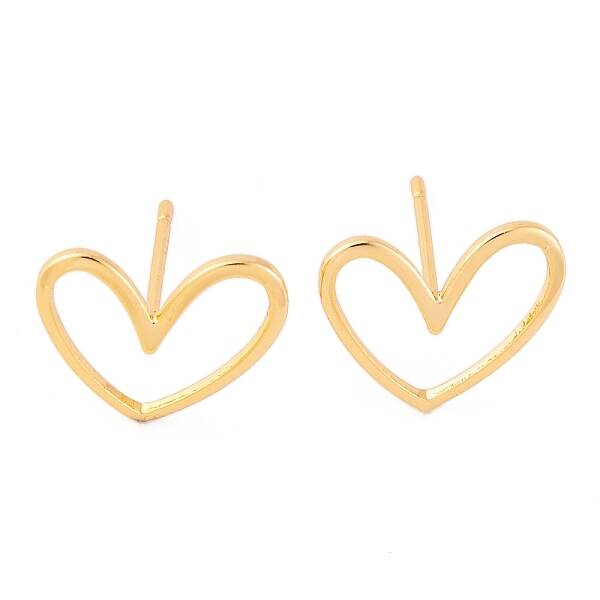 Brass Stud Earrings