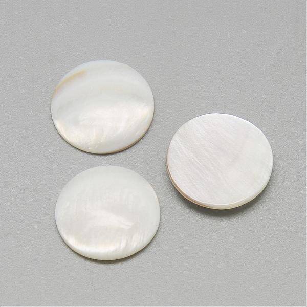 Natural White Shell Mother of Pearl Shell Cabochons