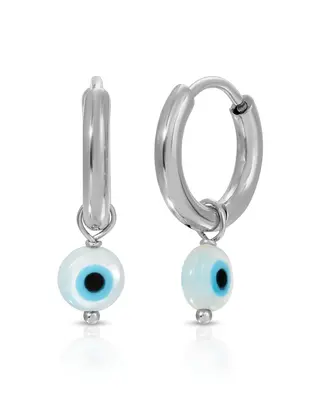 Ellie Hoop Earrings | Metal Color: Silver