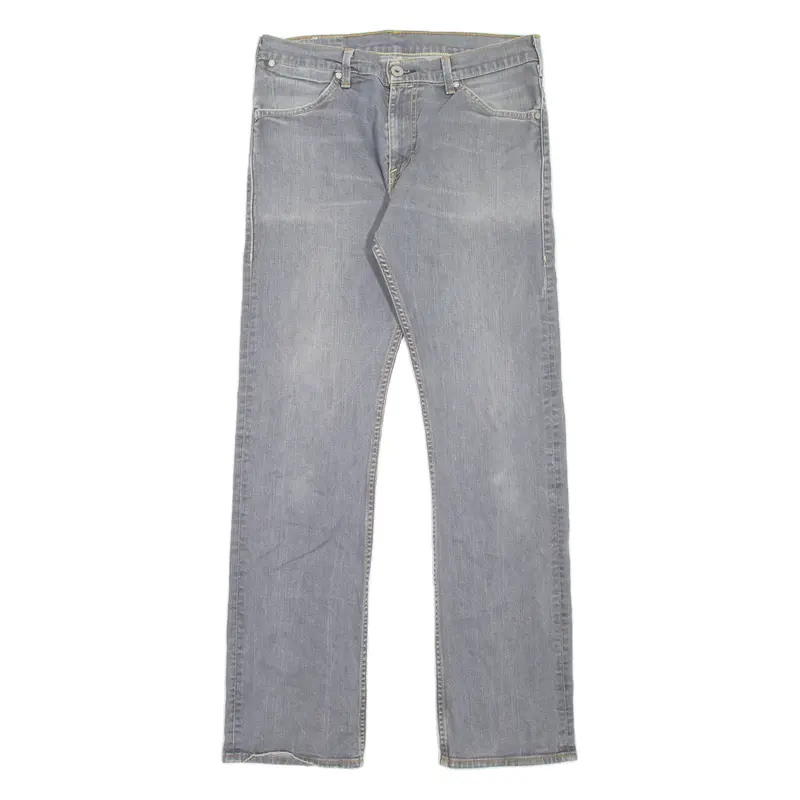LEVI'S 506 Jeans Mens Grey Regular Straight W33 L34