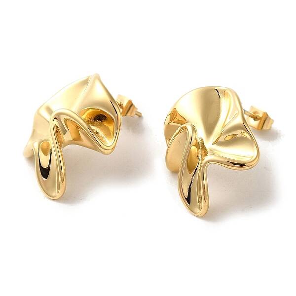 PVD Vacuum Plating 304 Stainless Steel Stud Earrings