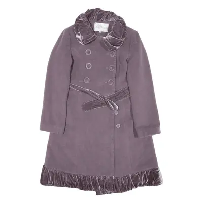 MAX MARA Trench Knit Coat Purple Womens M