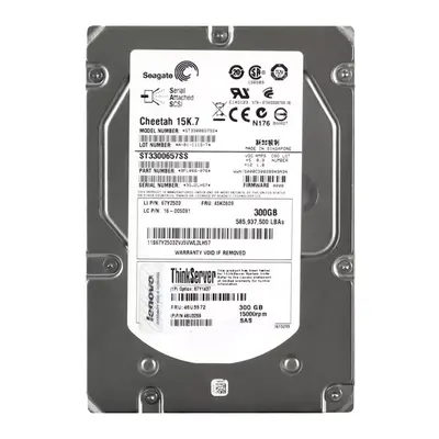 45K0609 IBM 300GB 6Gb/s SAS 15000 2.5-Inch Hard Drive