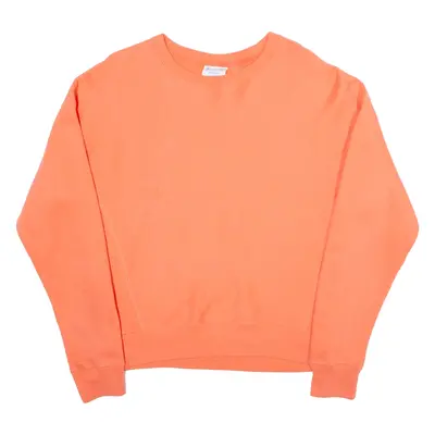 CHAMPION REVERSE WEAVE Womens Sweatshirt Orange M