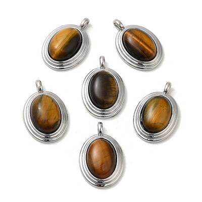 Natural Tiger Eye Pendants