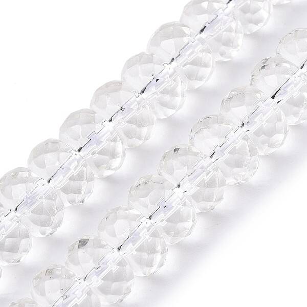 Transparent Glass Beads Strands
