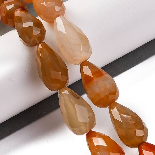 Natural Red Agate Beads Strands