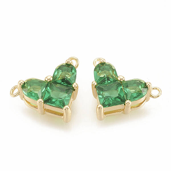 Brass Cubic Zirconia Charms