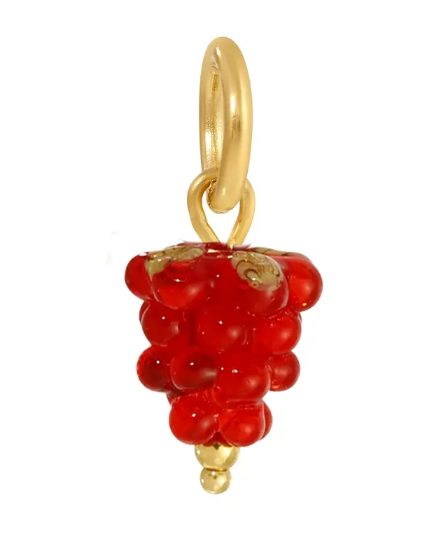 Raspberry Charm | Metal Color: Gold