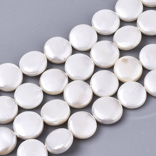 Natural Freshwater Shell Beads Strands