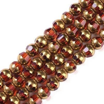 Electroplate Glass Beads Strands