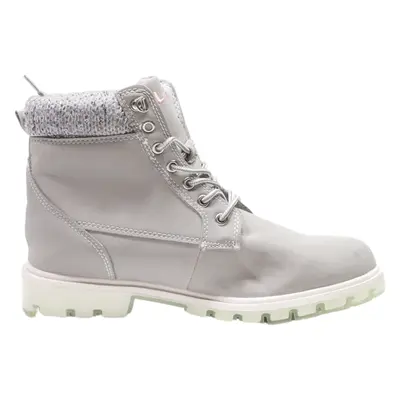 FILA Chukka Boots Grey Canvas Womens UK 7.5