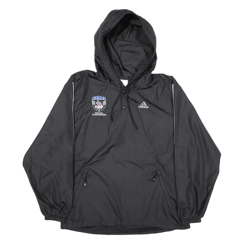 ADIDAS Anorak Jacket Black Mens S