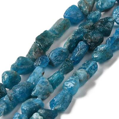 Raw Rough Natural Apatite Beads Strands