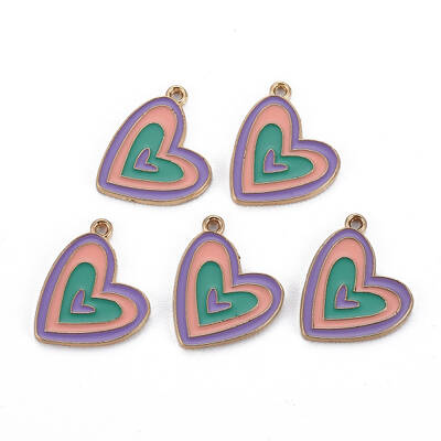 Alloy Enamel Pendants