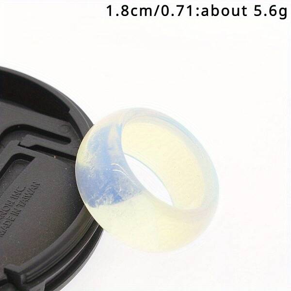 Opalite Plain Band Rings