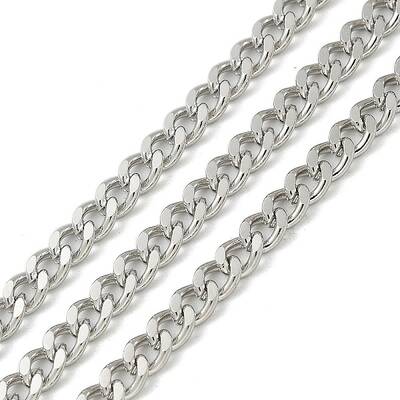 Rack Plating Brass Curb Chains