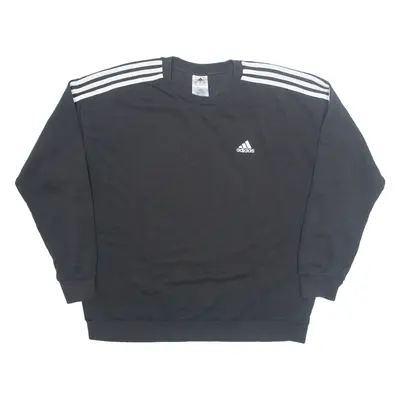 ADIDAS Oversized Womens Sweatshirt Black M