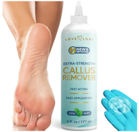 Extra Strength Callus Remover for Feet - Callus Remover Gel Foot Scrubber for Dead Skin - Professional Pedicure Foot Spa Esse...
