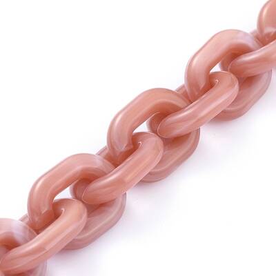 Transparent Acrylic Handmade Cable Chain