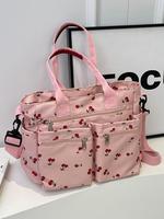 Cherry Pattern Tote Bag, Crossbody Tote Bag, Gifts for Wife, Large Capacity Shoulder Bag for Women, Casual Trendy Versatile H...