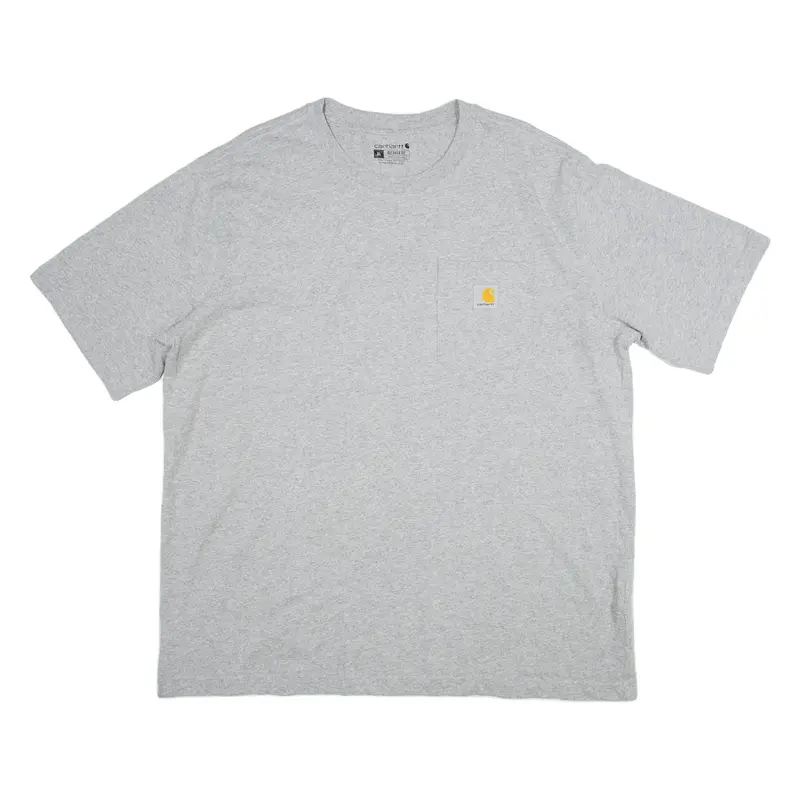 CARHARTT Relaxed Fit Mens T-Shirt Grey XL