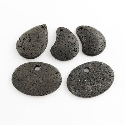 Natural Lava Rock Pendants