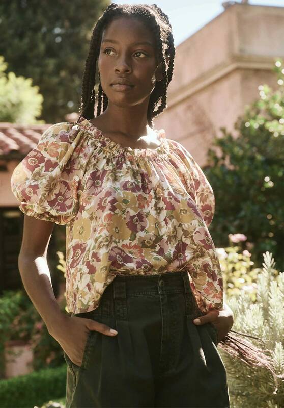 Blouse The Garland Golden-Lilac | Color: GOLDEN LILAC | Size: 1-S