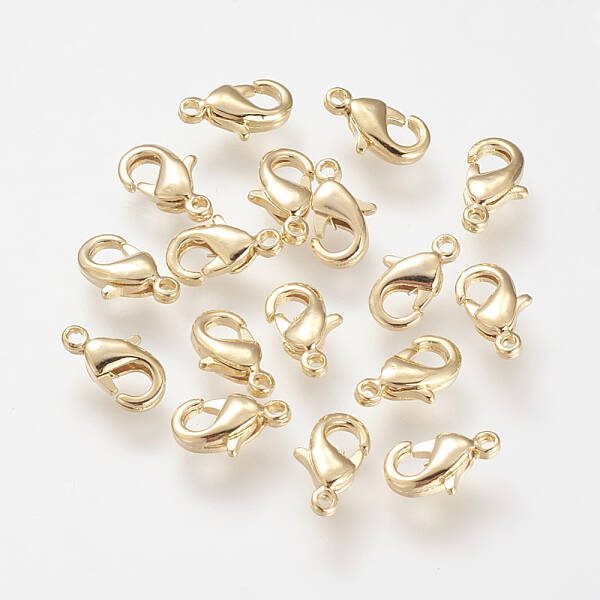 Brass Lobster Claw Clasps