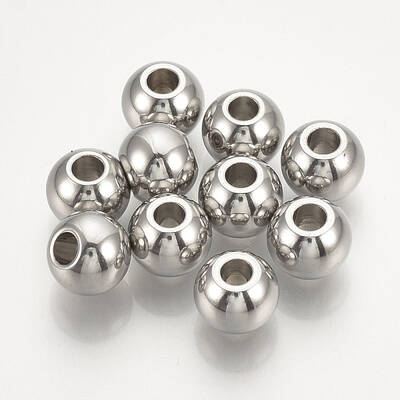 Tarnish Resistant 304 Stainless Steel Spacer Beads