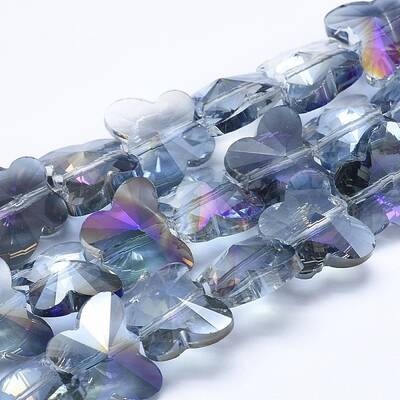 Electroplate Glass Beads Strands