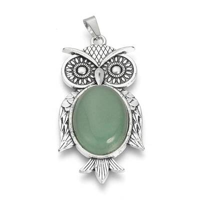 Natural Green Aventurine Big Pendants