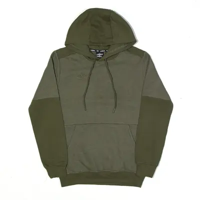 UMBRO Khaki Hoodie Green Pullover Mens S