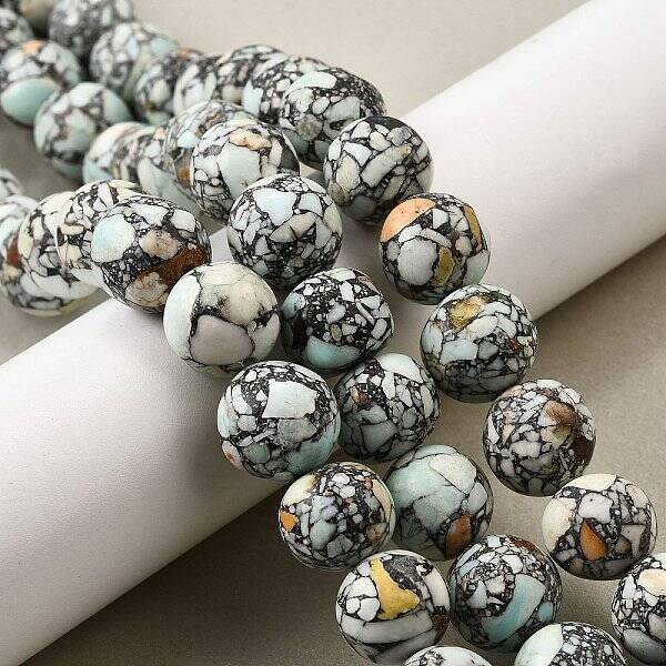 Synthetic Turquoise Beads Strands