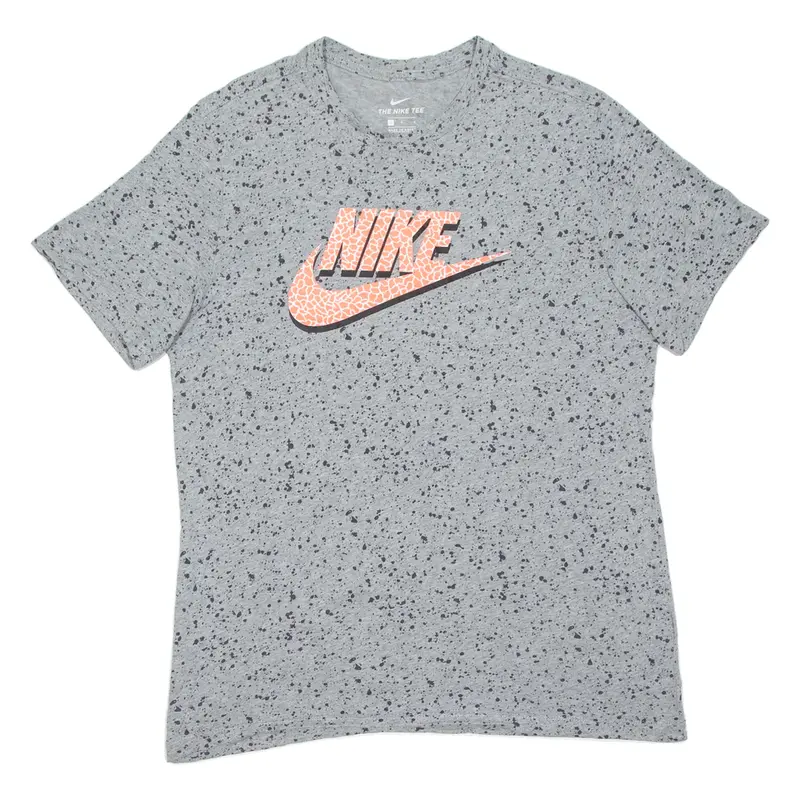 NIKE Womens T-Shirt Grey L