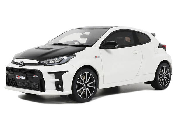 2022 Toyota GRMN Yaris RHD (Right Hand Drive) Platinum White Pearl with Black Hood and Top Limited Edition to 999 pieces Worl...