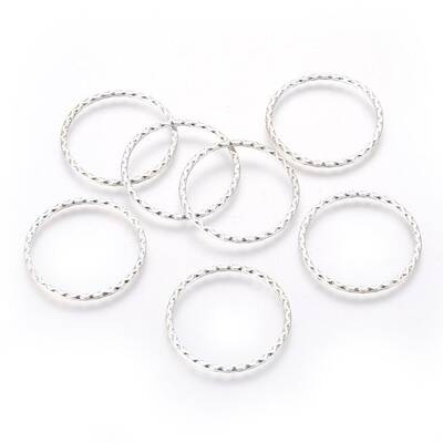 Tibetan Style Alloy Linking Rings