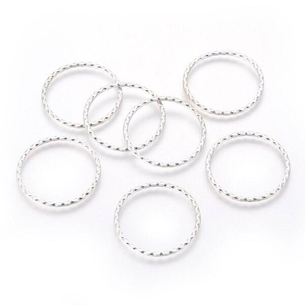 Tibetan Style Alloy Linking Rings