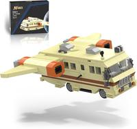 Spaceballs Eagle 5 Building Set with Cockpit, Hyper-Jets, Periscope, Barf's Room - 667Pcs Model Kit