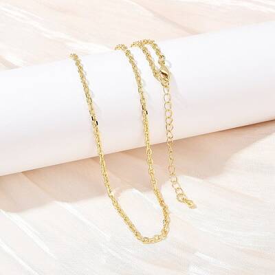 2.5MM Brass Cable Chain Necklaces