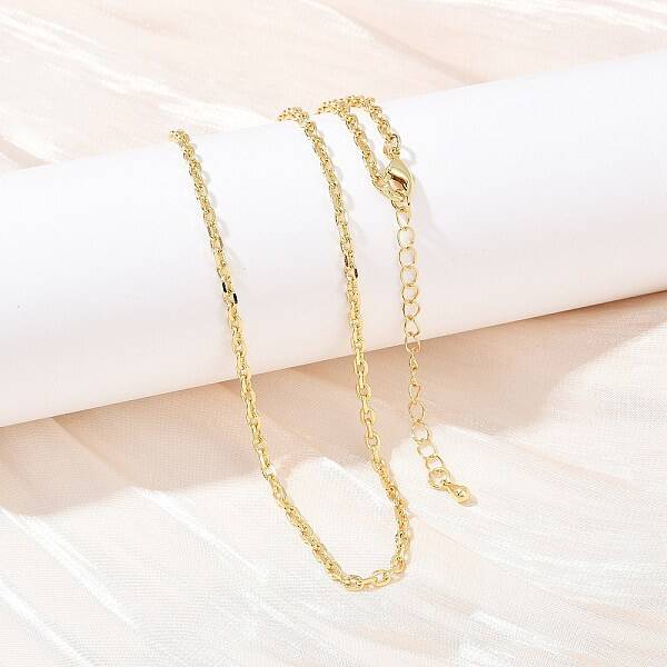 2.5MM Brass Cable Chain Necklaces