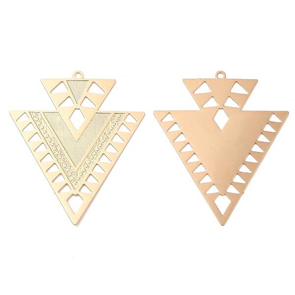 Long-Lasting Plated Brass Filigree Pendants