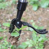 Vertical Weeder Tool, Portable Adjustable Outdoor Weed Puller Tool, Multifunctional Garden Weeding Tool, Ideal for Outdoor Ga...
