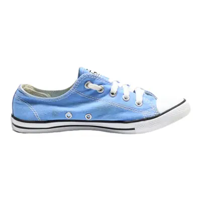 CONVERSE Low Top Trainers Blue Canvas Womens UK 4