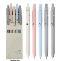 Minimalist Press Type Quick Drying Carbon Pen, 5 Counts Toot Pen Press Gel Pen for Journaling, Office Accessories, Stationary...