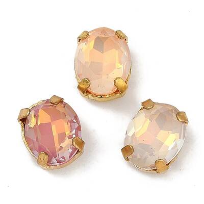 Brass Glass Rhinestone Sew on Rhinestones