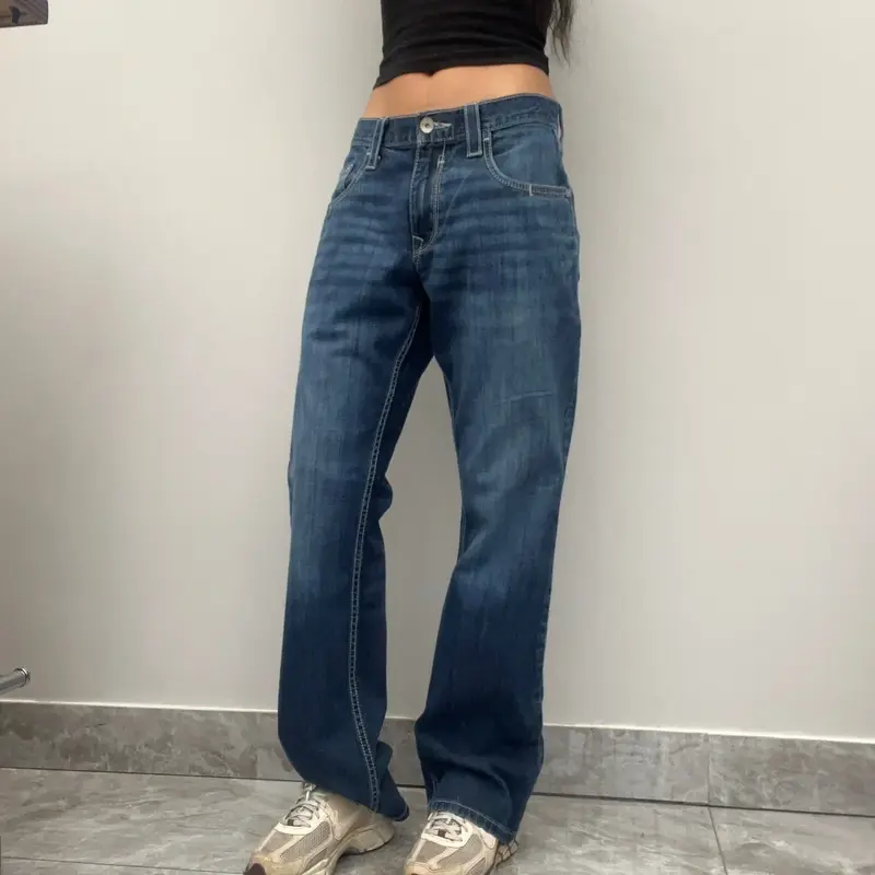 Cinch Jeans - 31W UK 12 Blue Cotton