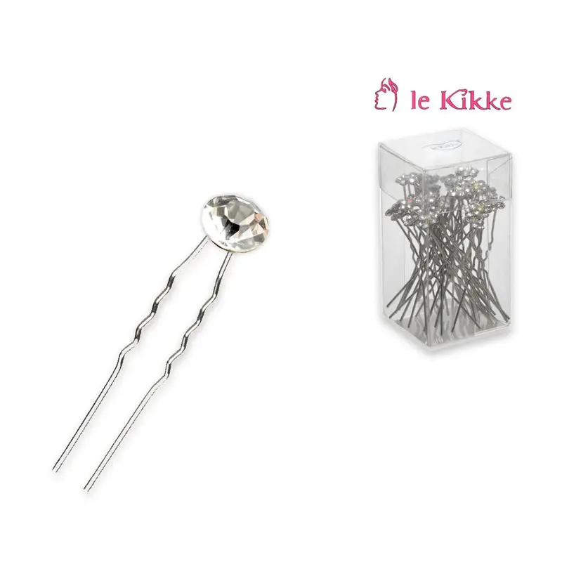 Le kikke crystal light point hairpin box of 24 pieces