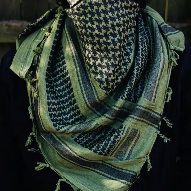 Shemagh Keffiyeh Tactical Scarf Head Wrap for Military and Outdoor Sports