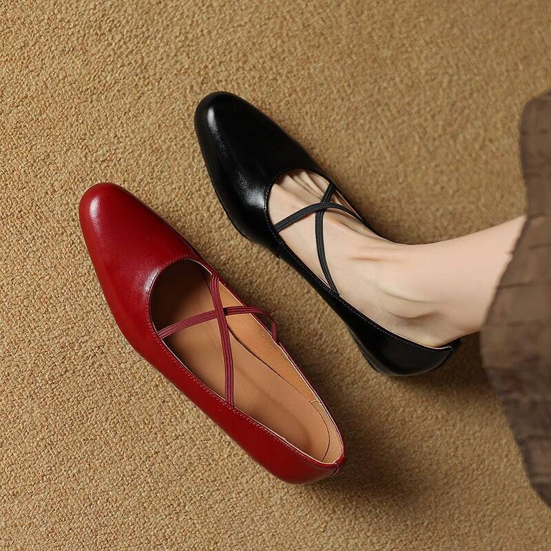 CHIKO Krissa Pointy Toe Wedge Mary Jane Shoes